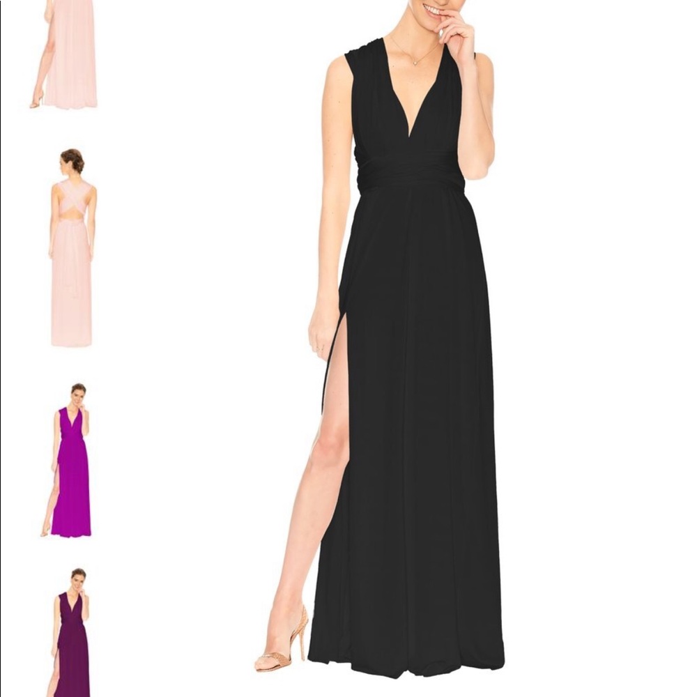 Two birds green velvet bridesmaid dress, worn once